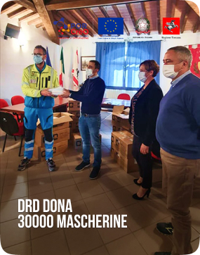 DRD dona 30000 mascherinee